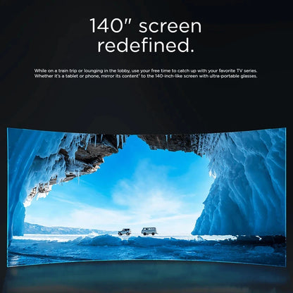 RayNeo TCL NXTWEAR AIR AR Glasses 140inch Screen Dual Full HD Micro-OLED Display Private Cinema for Phone Computer Game Machine